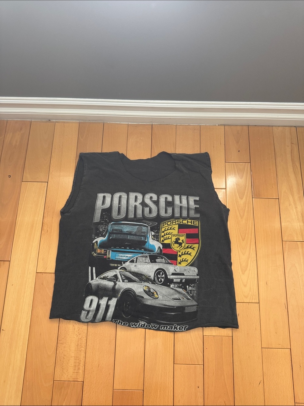 Vintage boxy cropped tshirt